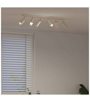 vidaXL Ceiling Spotlight with Spotlights Nickel 73 x 6 x 16 cm Metal