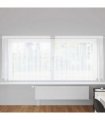 vidaXL Lace Curtain with Curtains Floral White 180 x 300 cm Polyester