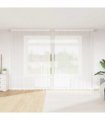 vidaXL Lace Curtain with Curtains Floral White 260 x 300 cm Polyester