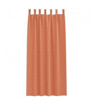 vidaXL Blackout Curtains with Rings 2 pcs Terracotta 260 x 140 cm