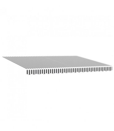vidaXL Manual Retractable Awning with LEDs 4 x 3 m