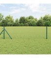 vidaXL Hexagon Fence Green 0.6 x 100 m PVC