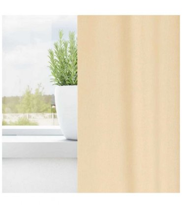 vidaXL Blackout Curtains with Rings 2 pcs Cream 245 x 140 cm Polyester