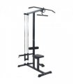vidaXL Lat Pulldown Machine Manual Black 110 x 70 x 187 cm
