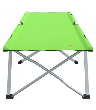 vidaXL Folding Camping Bed Green 194 x 62.5 x 42.5 cm Oxford and Steel