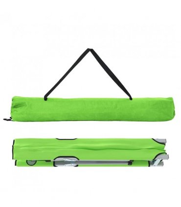 vidaXL Folding Camping Bed Green 194 x 62.5 x 42.5 cm Oxford and Steel