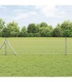 vidaXL Hexagon Fence Silver 0.8 x 25 m Galvanised steel