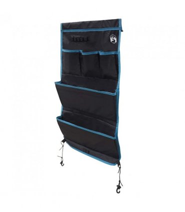 vidaXL Storage Bag with Storage Black and Blue 91 x 47.5 cm Oxford