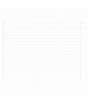 vidaXL Wild Fence Hot Dip Galvanized 1000 x 140 x 0.18 cm Iron