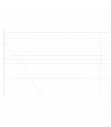 vidaXL Field Fence Silver