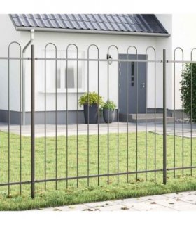 vidaXL Garden Fence BOXTEL Grey