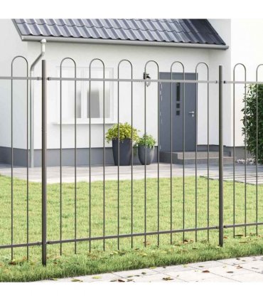 vidaXL Garden Fence BOXTEL Grey