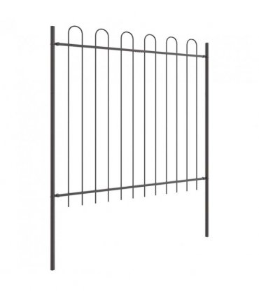 vidaXL Garden Fence BOXTEL Grey