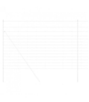 vidaXL Field Fence Silver