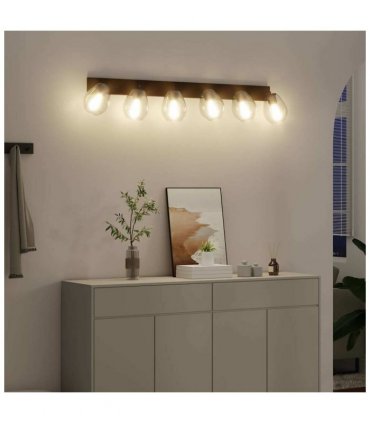 vidaXL Ceiling Spotlight Black 110.5 x 13 x 26 cm Glass and Metal