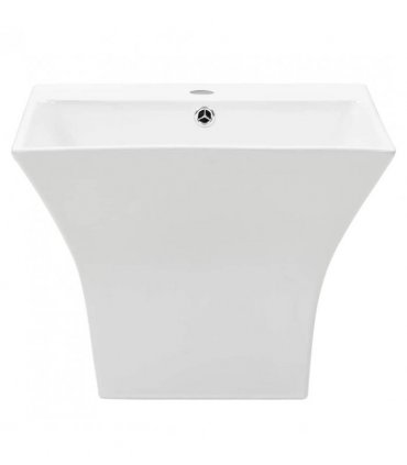 vidaXL Wall-mounted Basin Ceramic White 500x450x410 mm