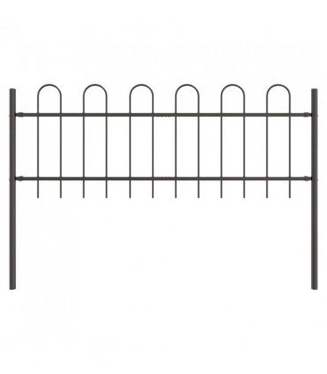 vidaXL Garden Fence BOXTEL Grey