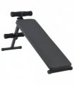 vidaXL Sit Up Bench Black 124 x 33.5 x 55 cm Powder-Coated Steel