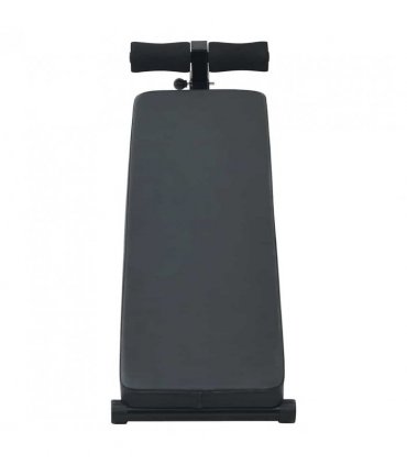vidaXL Sit Up Bench Black 124 x 33.5 x 55 cm Powder-Coated Steel