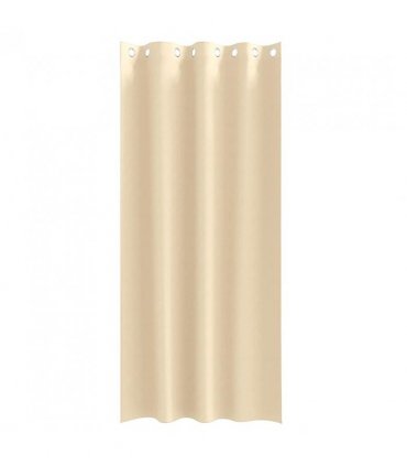 vidaXL Blackout Curtains with Rings 2 pcs Cream 260 x 140 cm Polyester