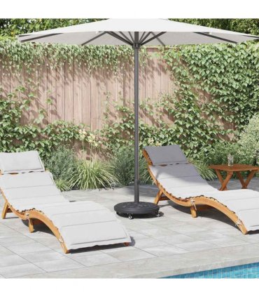 vidaXL Parasol Base Art Deco Black Ø 45 x 39.5 cm Iron