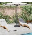 vidaXL Parasol Base Art Deco Black Ø 45 x 39.5 cm Iron