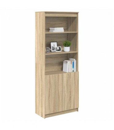 vidaXL Highboard Sonoma Oak 70x35x180 cm Engineered Wood