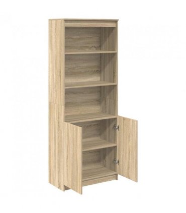 vidaXL Highboard Sonoma Oak 70x35x180 cm Engineered Wood
