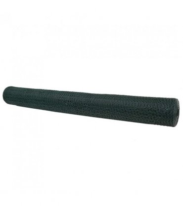 vidaXL Hexagon Fence Green 1.2 x 10 m PVC