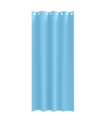 vidaXL Blackout Curtains with Rings 2 pcs Light Blue 225 x 140 cm