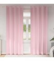vidaXL Blackout Curtains with Rings 2 pcs Baby Pink 245 x 140 cm