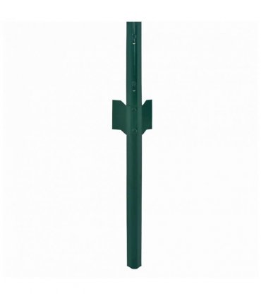 vidaXL Wire Mesh Fence with Posts Steel 25x2 m Green