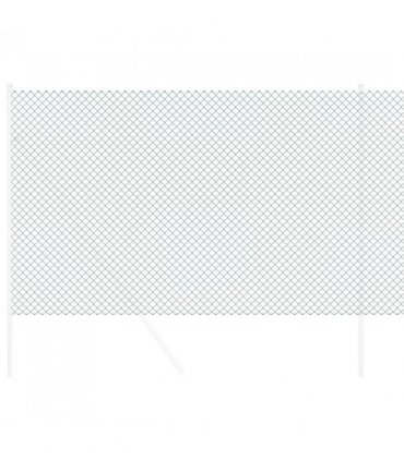 vidaXL Chain Link Fence 10 x 1.6 m Steel Green