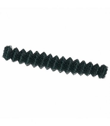 vidaXL Chain Link Fence 10 x 1.6 m Steel Green