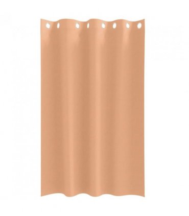 vidaXL Blackout Curtains with Rings 2 pcs Light Brown 175 x 140 cm