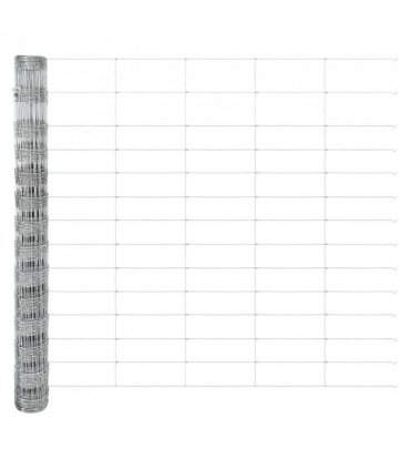vidaXL Field Fence Silver