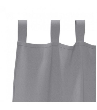 vidaXL Blackout Curtains with Rings 2 pcs Light Grey 175 x 140 cm