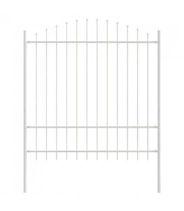 vidaXL Garden Fence Woerden White 170 x 215 cm Powder-Coated Steel
