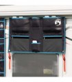 vidaXL Storage Bag with Storage Black and Blue 98 x 47 cm Oxford