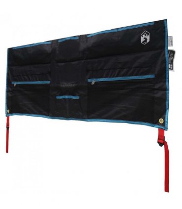 vidaXL Storage Bag with Storage Black and Blue 98 x 47 cm Oxford