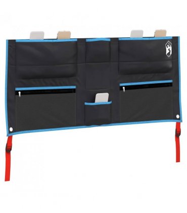 vidaXL Storage Bag with Storage Black and Blue 98 x 47 cm Oxford
