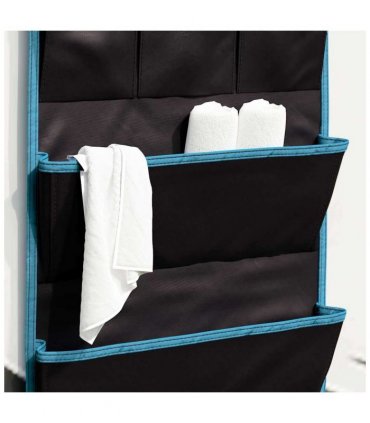 vidaXL Storage Bag with Storage Black 66 x 40 cm Oxford