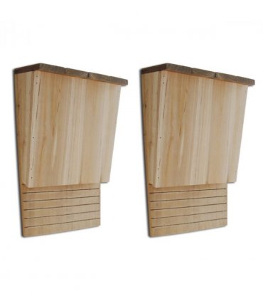 Bat House 22 x 12 x 34 cm Set of 2