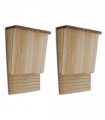 Bat House 22 x 12 x 34 cm Set of 2