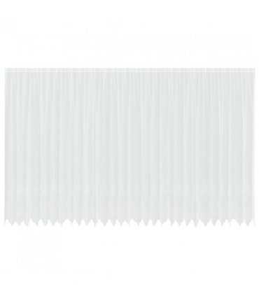 vidaXL Lace Curtain with Curtains Floral White 300 x 750 cm Polyester