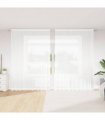 vidaXL Lace Curtain with Curtains Floral White 280 x 300 cm Polyester