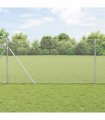 vidaXL Hexagon Fence Silver 1.2 x 10 m Galvanised steel