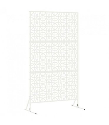 vidaXL Privacy Screen 100 x 50 x 180 cm Steel White