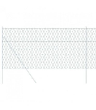 vidaXL Hexagon Fence Green 1.2 x 10 m PVC