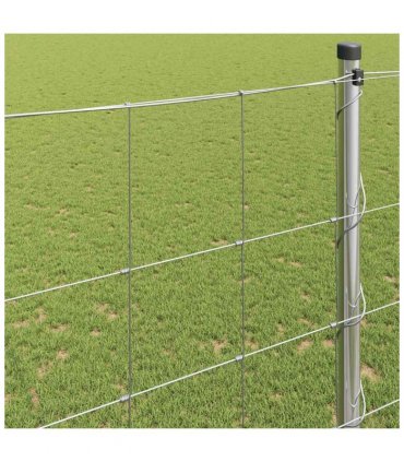 vidaXL Wild Fence Hot Dip Galvanized 1000 x 160 x 0.18 cm Iron